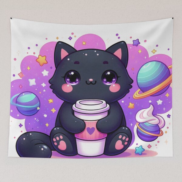 Item preview, Cute Coffee Cat designed and sold by mrf2thed.