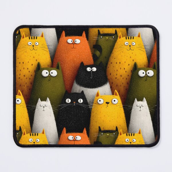 Item preview, Funny Cats Retro Cat Lovers Cartoon Animals Pattern designed and sold by SecretDicer.