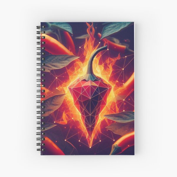 Item preview, Flaming Hot Geometric Chili designed and sold by mrf2thed.