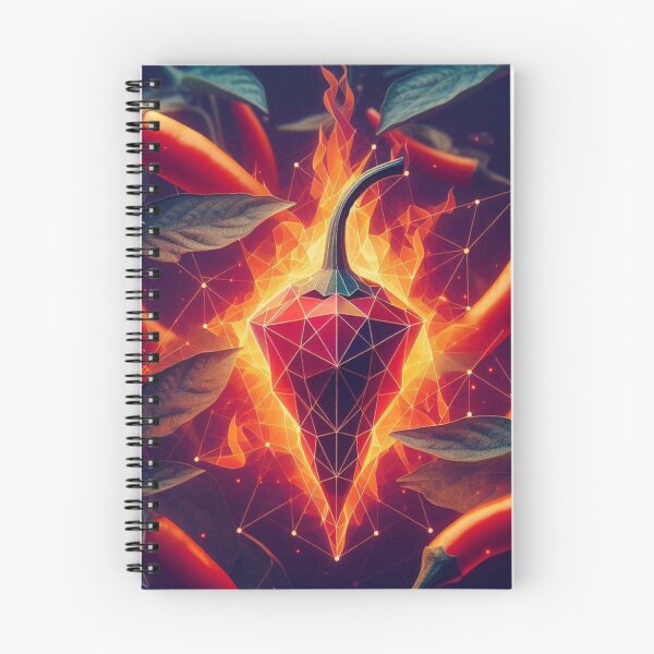 Item preview, Flaming Hot Geometric Chili designed and sold by mrf2thed.