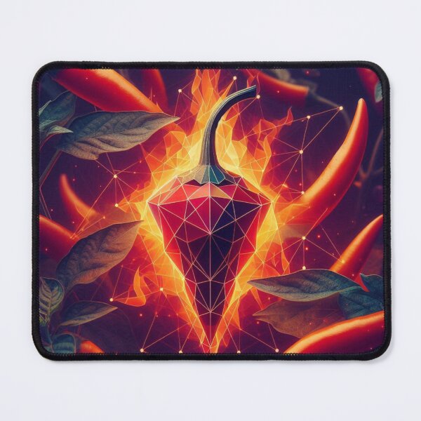 Item preview, Flaming Hot Geometric Chili designed and sold by mrf2thed.
