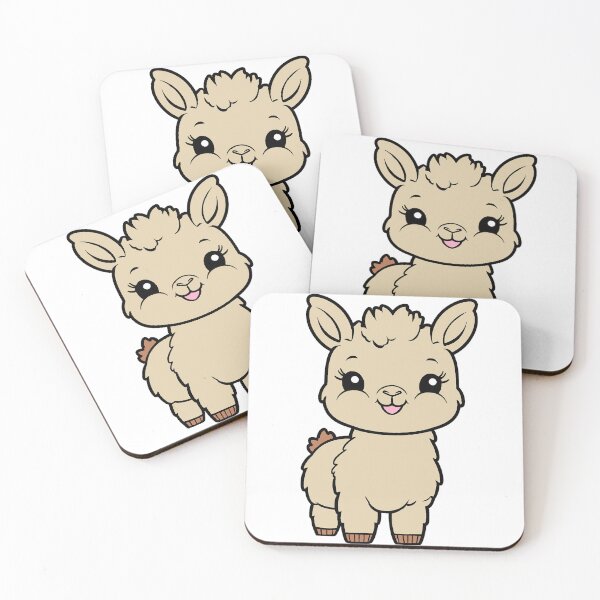 Item preview, Cute llama color designed and sold by Barbara Fox.