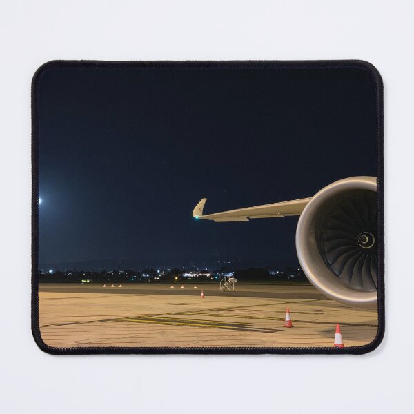 Item preview, Moonlit Engine – Night at the Airport designed and sold by aeropeep.