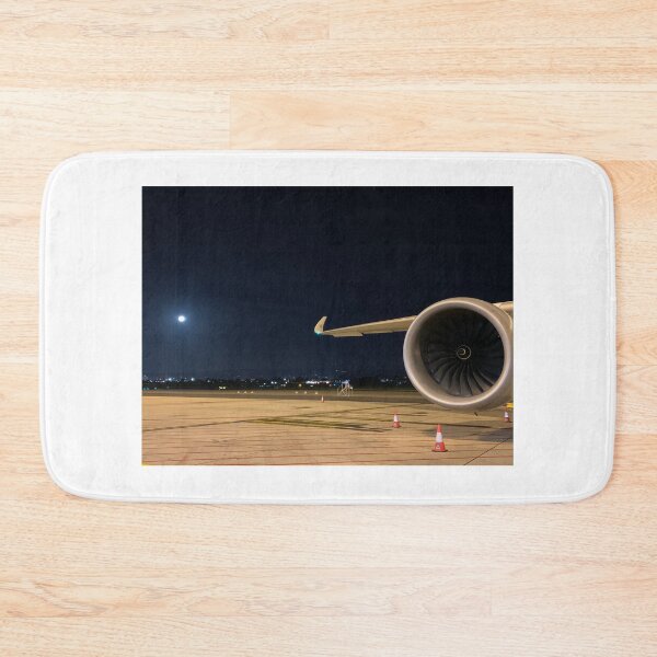 Item preview, Moonlit Engine – Night at the Airport designed and sold by aeropeep.