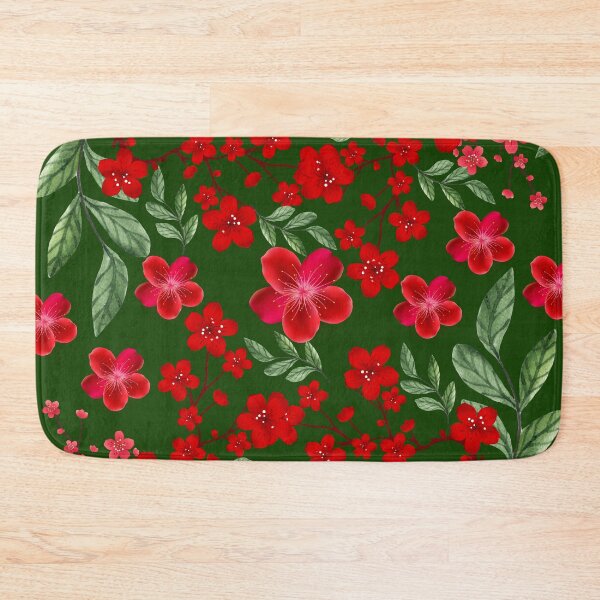 Item preview, Red Flowers Pattern designed and sold by Ashri-Unique-55.