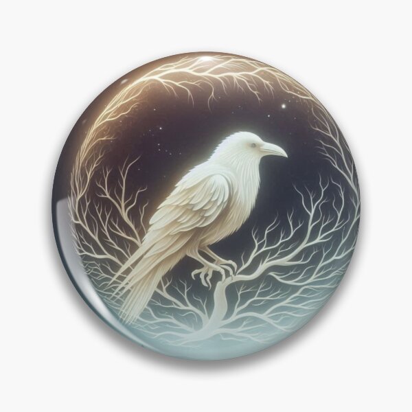 Item preview, White Raven Holo Tree designed and sold by mrf2thed.
