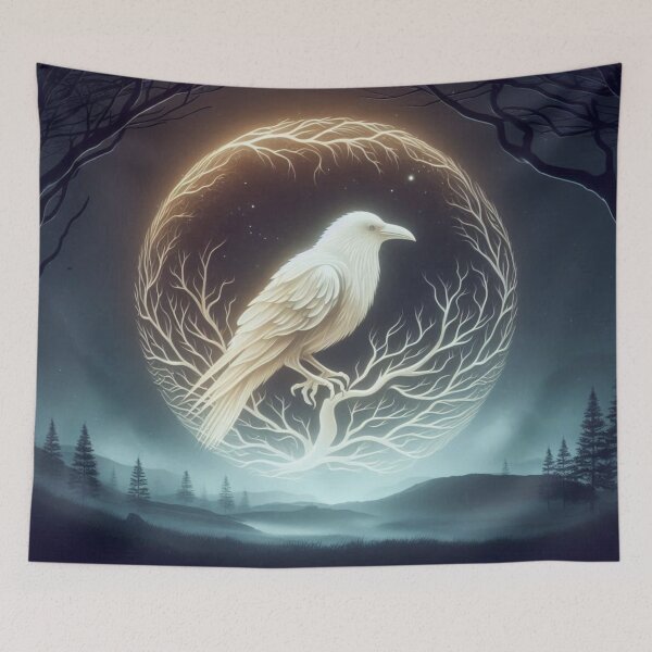 Item preview, White Raven Holo Tree designed and sold by mrf2thed.