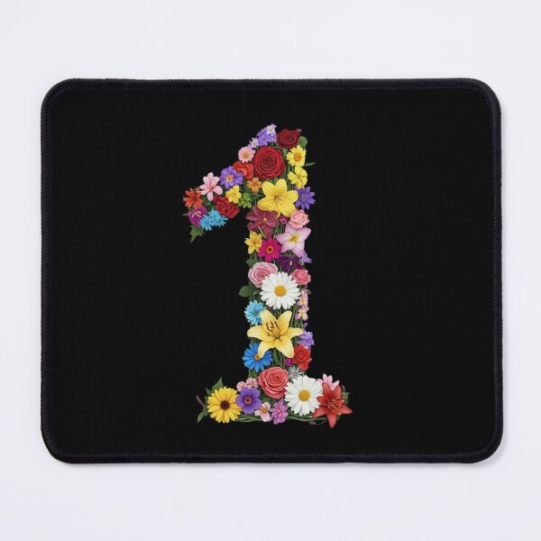 Item preview, one, first, initial, lucky number, auspicious number, sports team, Floral & Nature Love Art – Botanical Flowers, Blooming Garden, Nature Lover Gift, Peaceful Natural Design designed and sold by chipmuckdesignn.