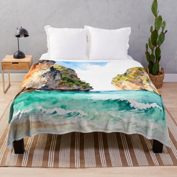 Item preview, Phuket, Thailand – Tropical Seaside Watercolor designed and sold by drchzak.