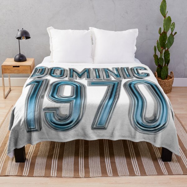 Item preview, Dominic 1970 Chrome Retro Typography Design designed and sold by AlexLineArt.