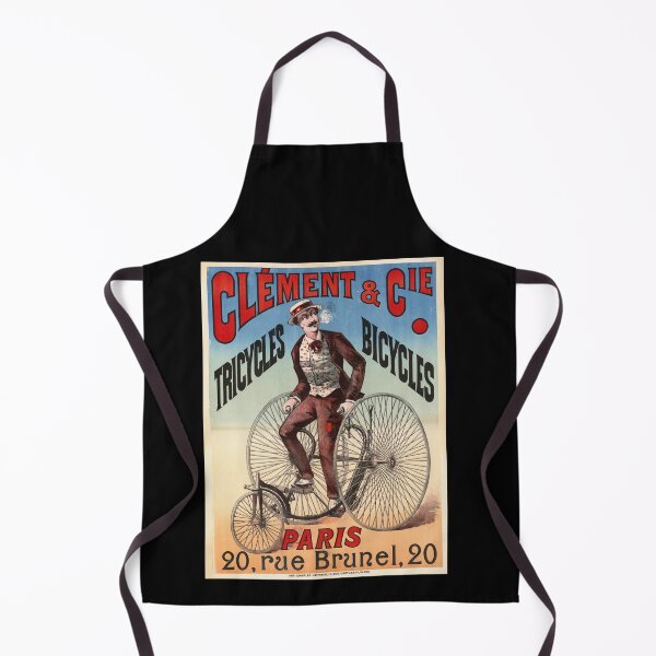Item preview, Vintage Clément & Cie Bicycle Poster | Art Nouveau Style | Antique Cycling Decor | Elegant Man on Tricycle | Parisian Charm designed and sold by artofuniverse.