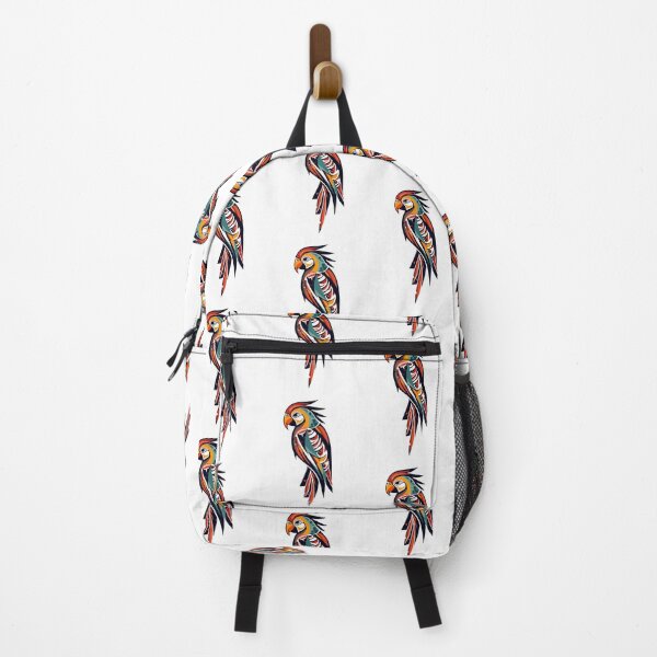 Item preview, Abstract Neon Parrot – Vibrant Geometric Tropical Art designed and sold by snoezelstudio.
