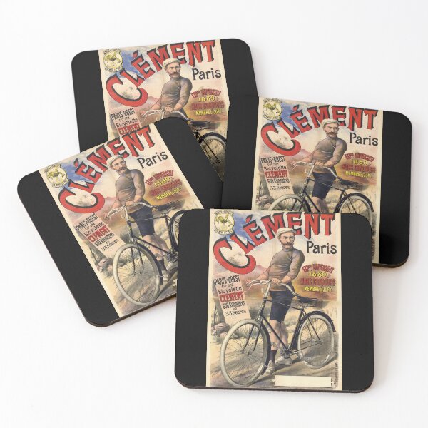 Item preview, Vintage Clément Bicycle Poster | 19th Century Cycling Art | Art Nouveau Style | Paris-Brest-Paris Race | Historical Advertisement designed and sold by artofuniverse.