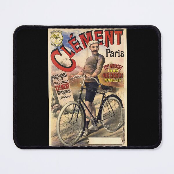 Item preview, Vintage Clément Bicycle Poster | 19th Century Cycling Art | Art Nouveau Style | Paris-Brest-Paris Race | Historical Advertisement designed and sold by artofuniverse.