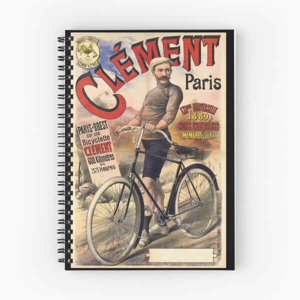 Item preview, Vintage Clément Bicycle Poster | 19th Century Cycling Art | Art Nouveau Style | Paris-Brest-Paris Race | Historical Advertisement designed and sold by artofuniverse.