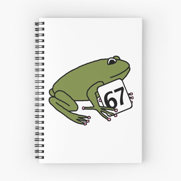 Item preview, Six Seven 6 7 Funny Frog Memes designed and sold by ellenhenry.