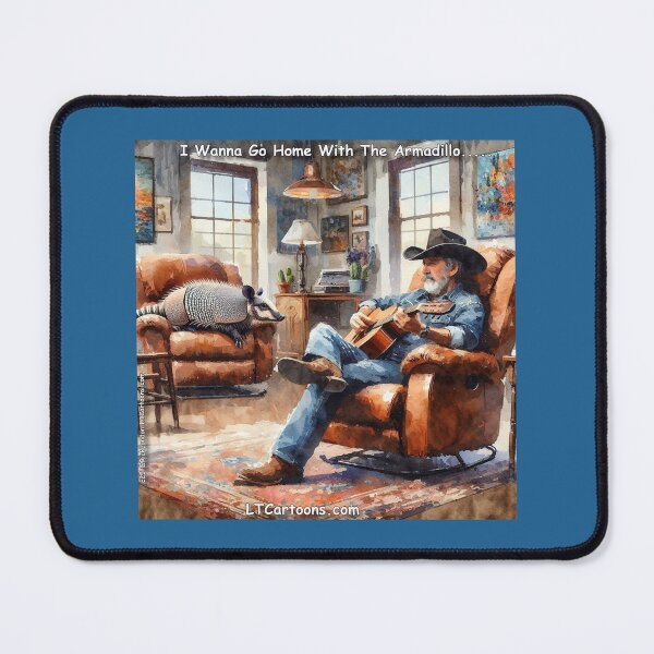 Item preview, Armadillo Serenade in a Sunlit Den: London Homesick Blues designed and sold by Rick London Gifts.