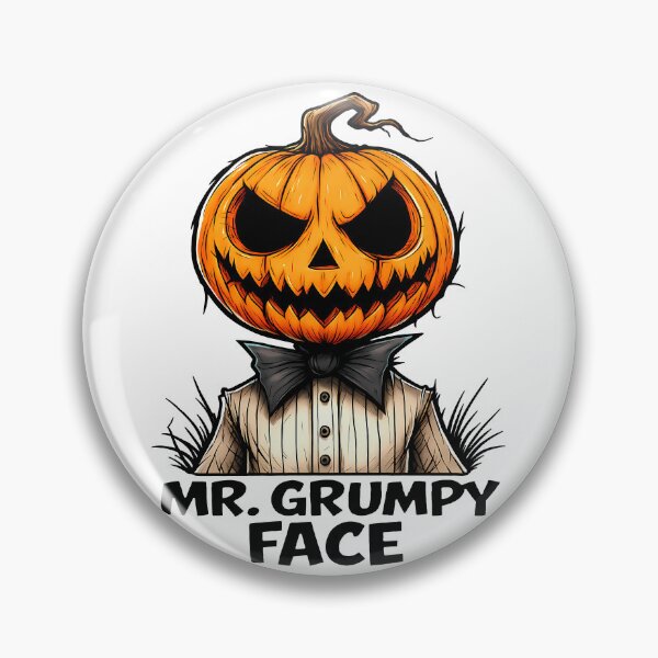 Item preview, Mr. Grumpy Pumpkin – Halloween Comic Art designed and sold by DariusZD.