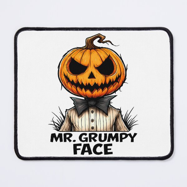 Item preview, Mr. Grumpy Pumpkin – Halloween Comic Art designed and sold by DariusZD.
