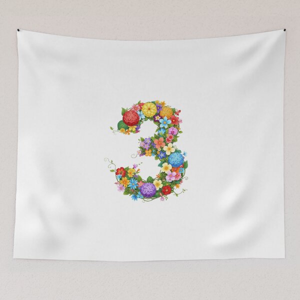 Item preview, three, third, after two, lucky number, auspicious number, sports team, Floral & Nature Love Art – Botanical Flowers, Blooming Garden, Nature Lover Gift, Peaceful Natural Design designed and sold by chipmuckdesignn.