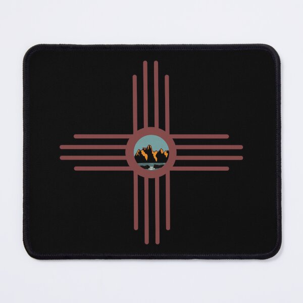 Item preview, New Mexico NM Zia Indian Symbol Waterfall designed and sold by Lartheviking.