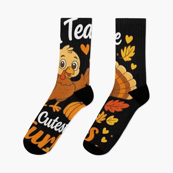 Item preview, I Teach The Cutest Little Turkeys Teacher Thanksgiving Fall Humor designed and sold by LeonellDavy.