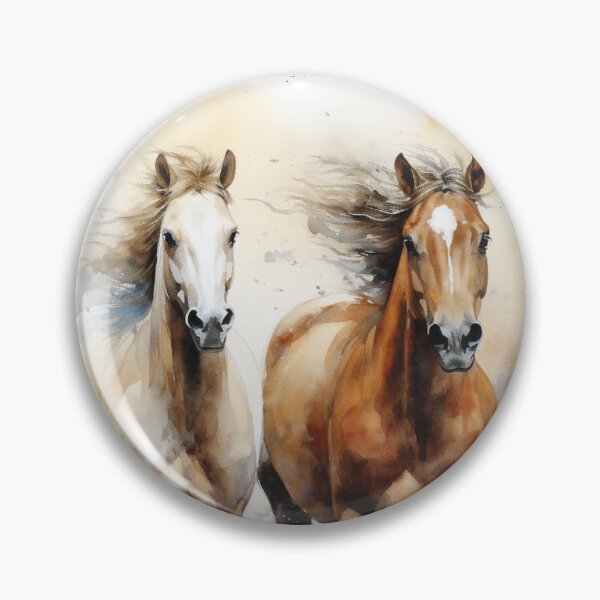 Item preview, Two wild horses gallop dynamics wildness sand cloud strength endurance designed and sold by G-M-Designs.