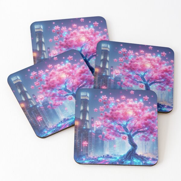 Item preview, Neon Sakura Pulse designed and sold by DreamArt Creations.