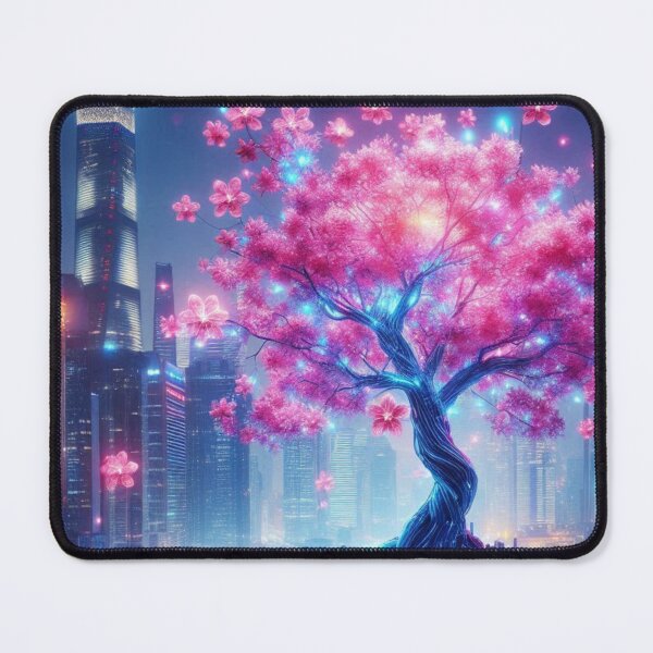 Item preview, Neon Sakura Pulse designed and sold by DreamArt Creations.