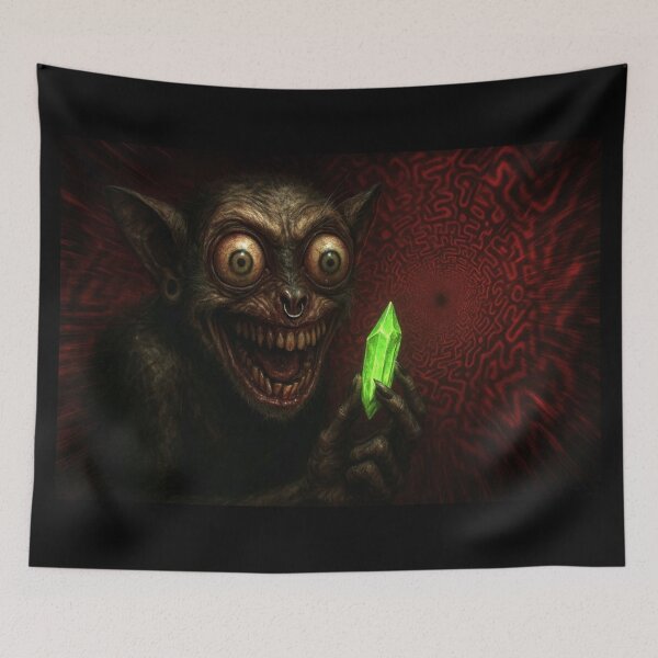 Item preview, Neon Goblin – Keeper of the Acid Crystal designed and sold by DarkSpaceVibes.