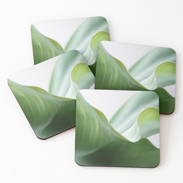 Item preview, Curved edge green leaf close-up designed and sold by anytka.
