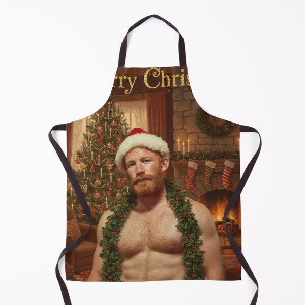 Item preview, Hot Bearded Man with Holly Garland designed and sold by Atlas Kai.