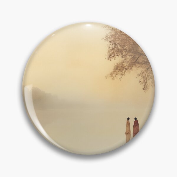 Item preview, Peaceful Morning - 2 Girls in Sari  designed and sold by Happy Mood Design.