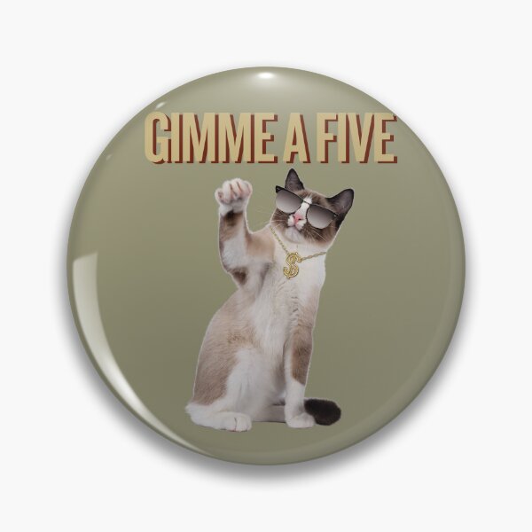 Item preview, Cool Cat High Five Meme Design designed and sold by IREMORHAN.