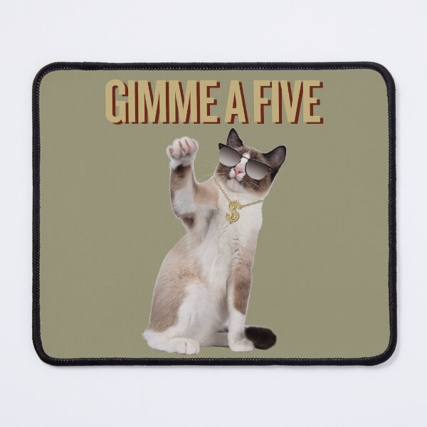 Item preview, Cool Cat High Five Meme Design designed and sold by IREMORHAN.