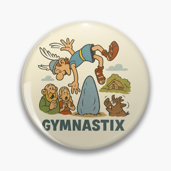 Item preview, Gymnastix, the Gaulish acrobat designed and sold by Bratak.