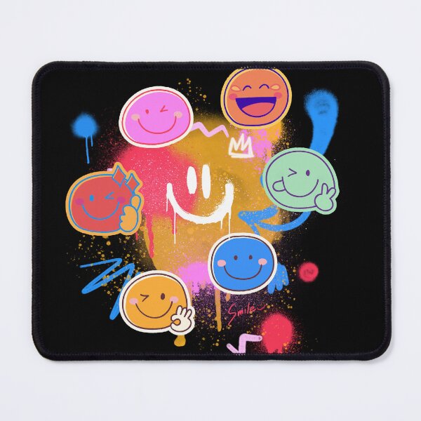 Item preview, Fun Graffiti Smiles! Remind yourself that life is easier when you're smiling. designed and sold by GEM STYLE.
