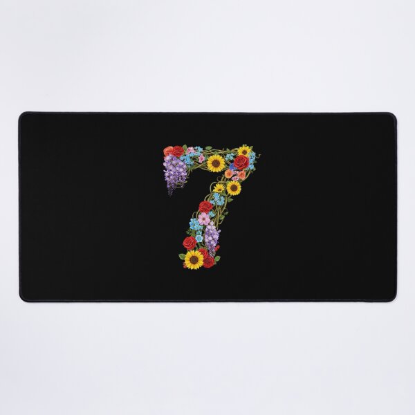 Item preview, seven, seventh, lucky number, auspicious number, sports team, Floral & Nature Love Art – Botanical Flowers, Blooming Garden, Nature Lover Gift, Peaceful Natural Design designed and sold by chipmuckdesignn.