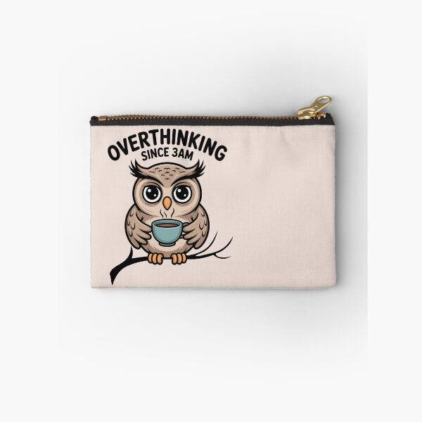Item preview, The owl from "OVERTHINKING SINCE 3AM" designed and sold by WeranovDesign.