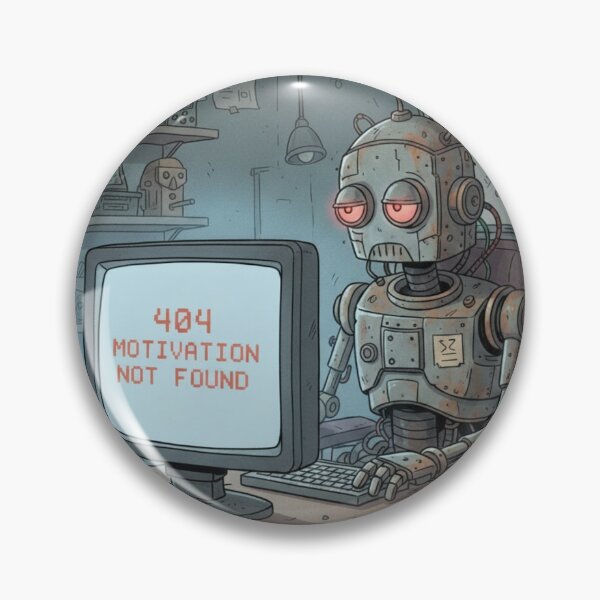Item preview, Motivation Robot  designed and sold by HeyitsCee.