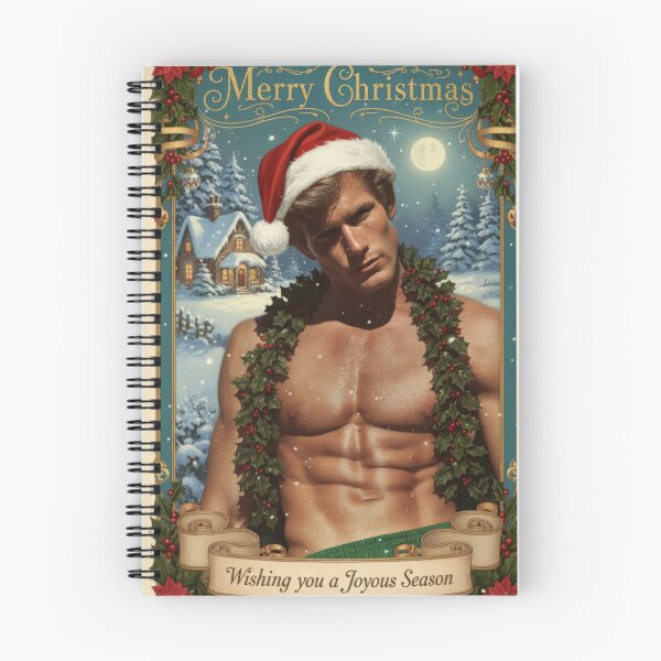 Item preview, Retro 70s Hunk Christmas Card designed and sold by Atlas Kai.