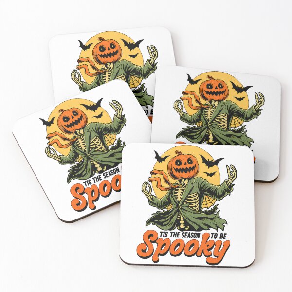 Item preview, Tis the Season to Be Spooky – Pumpkin Skeleton Halloween Art designed and sold by DariusZD.