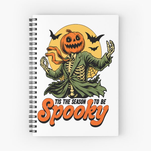 Item preview, Tis the Season to Be Spooky – Pumpkin Skeleton Halloween Art designed and sold by DariusZD.