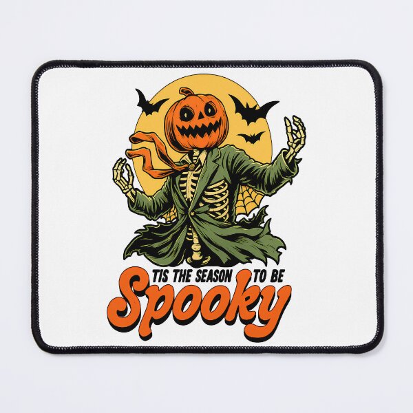 Item preview, Tis the Season to Be Spooky – Pumpkin Skeleton Halloween Art designed and sold by DariusZD.