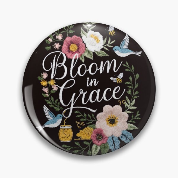 Item preview, Grow in Grace | Christian Motivation | 2 Peter 3:18 Scripture Art | Faith and Growth Design | Bloom in Grace designed and sold by NoviaRobert.