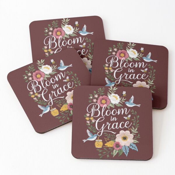 Item preview, Grow in Grace | Christian Motivation | 2 Peter 3:18 Scripture Art | Faith and Growth Design | Bloom in Grace designed and sold by NoviaRobert.