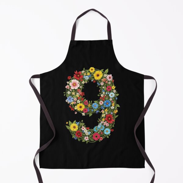Item preview, nine, ninth,lucky number, auspicious number, sports team, Floral & Nature Love Art – Botanical Flowers, Blooming Garden, Nature Lover Gift, Peaceful Natural Design designed and sold by chipmuckdesignn.