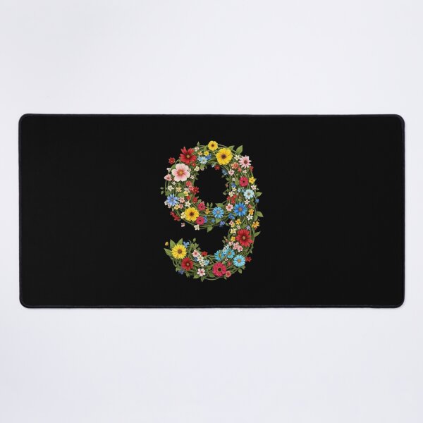Item preview, nine, ninth,lucky number, auspicious number, sports team, Floral & Nature Love Art – Botanical Flowers, Blooming Garden, Nature Lover Gift, Peaceful Natural Design designed and sold by chipmuckdesignn.