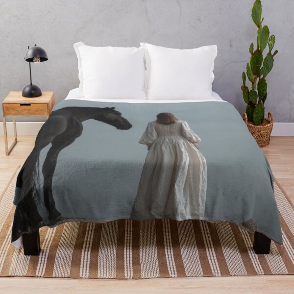 Item preview, Woman and horse on the beach at dusk designed and sold by anytka.