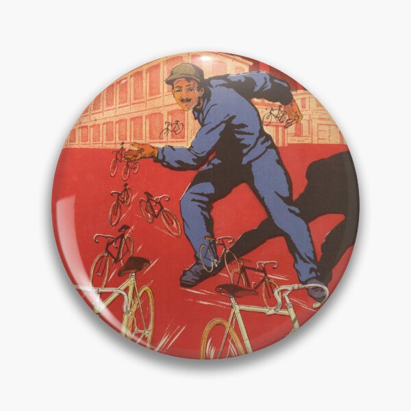 Item preview, Vintage Bicycle Poster | Cycles Meteore Art Deco Style | Bold Colors & Dynamic Design | Early 20th Century Ad designed and sold by artofuniverse.